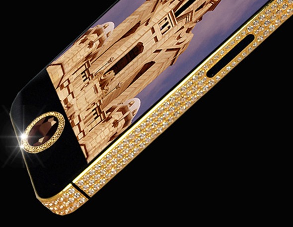 iPhone 5 - Diamante e Ouro