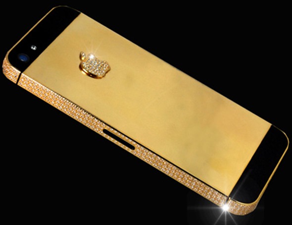 iPhone 5 - Diamante e Ouro